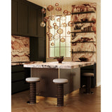 Istanbul 30 Light Chandelier, Vintage Gold Leaf