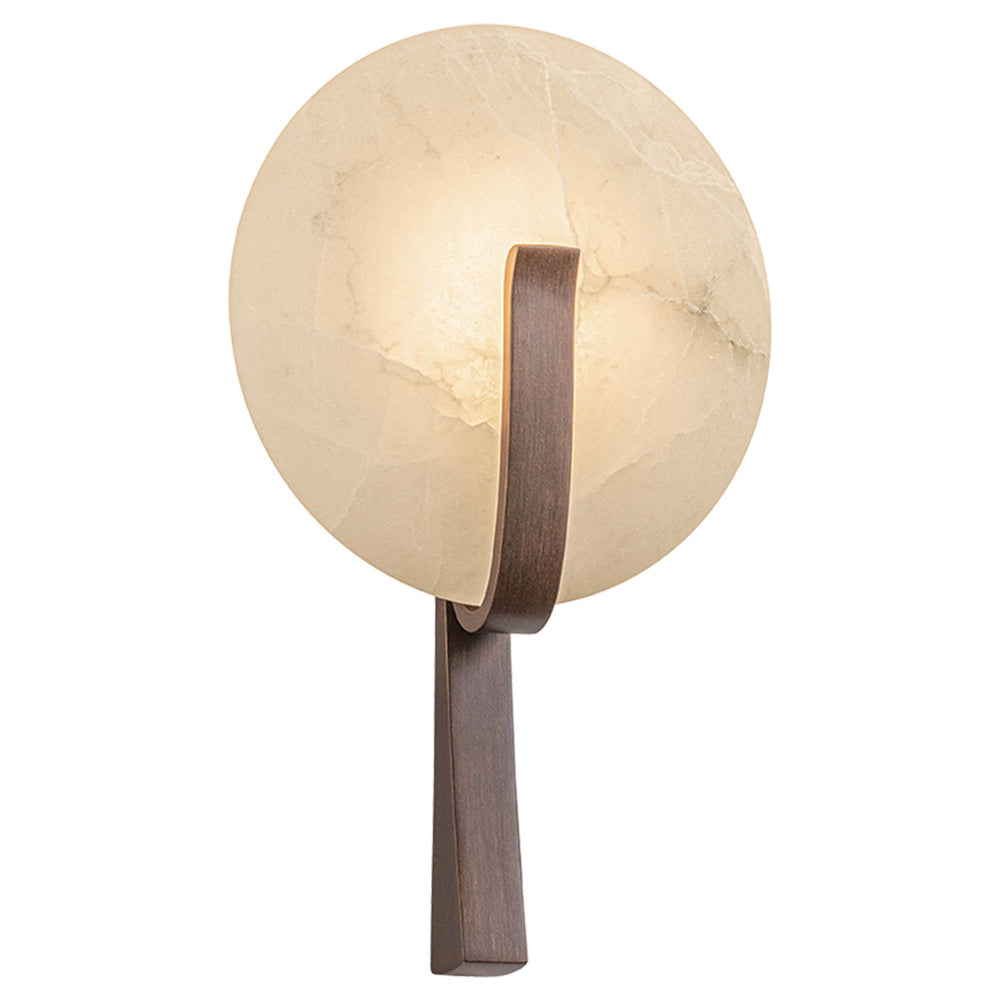 Thira Wall Sconce, Bronze Leaf