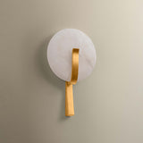 Thira Wall Sconce, Vintage Gold Leaf