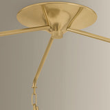 Hoshi Chandelier, Vintage Brass