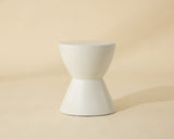 Logan End Table, White-Furniture - Accent Tables-High Fashion Home