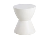 Logan End Table, White-Furniture - Accent Tables-High Fashion Home