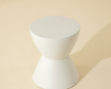 Logan End Table, White-Furniture - Accent Tables-High Fashion Home