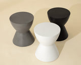 Logan End Table, White-Furniture - Accent Tables-High Fashion Home