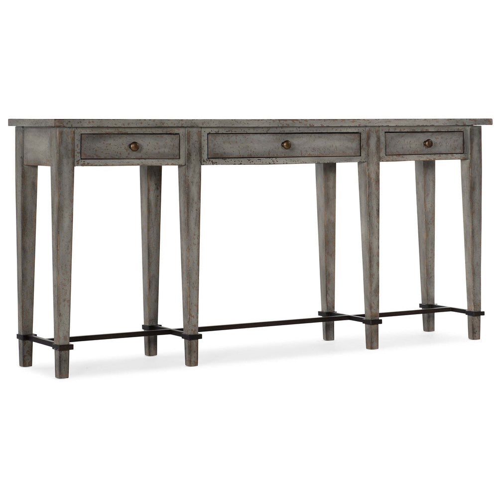 Ciao Bella Narrow Console, Speckled Gray-Furniture - Accent Tables-High Fashion Home