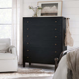 Ciao Bella 6 Drawer Chest, Black-Furniture - Bedroom-High Fashion Home