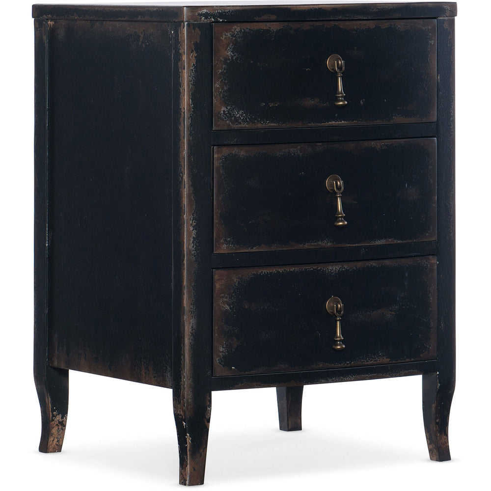 Ciao Bella Telephone Table, Black-Accent Table-High Fashion Home