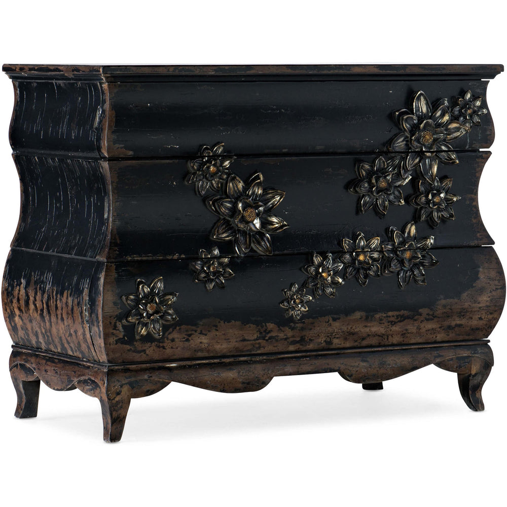 Charmant Bachelorette Chest, Porte Noir-Furniture - Bedroom-High Fashion Home