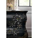 Charmant Bachelorette Chest, Porte Noir-Furniture - Bedroom-High Fashion Home