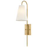 Limoges Single Wall Sconce, Vintage Brass