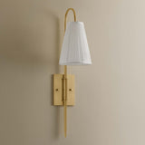 Limoges Single Wall Sconce, Vintage Brass