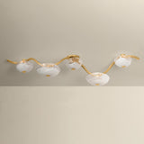 Kune Stretch Semi Flush, Vintage Gold Leaf