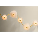 Kune Stretch Semi Flush, Vintage Gold Leaf