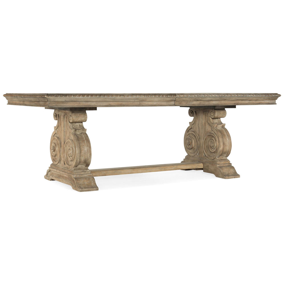 Castella Rectangle Extendable Dining Table, Antique Slate-Furniture - Dining-High Fashion Home