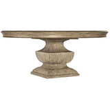 Castella 72" Round Urn Table, Antique Slate-Furniture - Dining-High Fashion Home