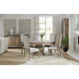 Castella 72" Round Urn Table, Antique Slate-Furniture - Dining-High Fashion Home