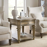 Castella End Table, Antique Slate-Furniture - Accent Tables-High Fashion Home