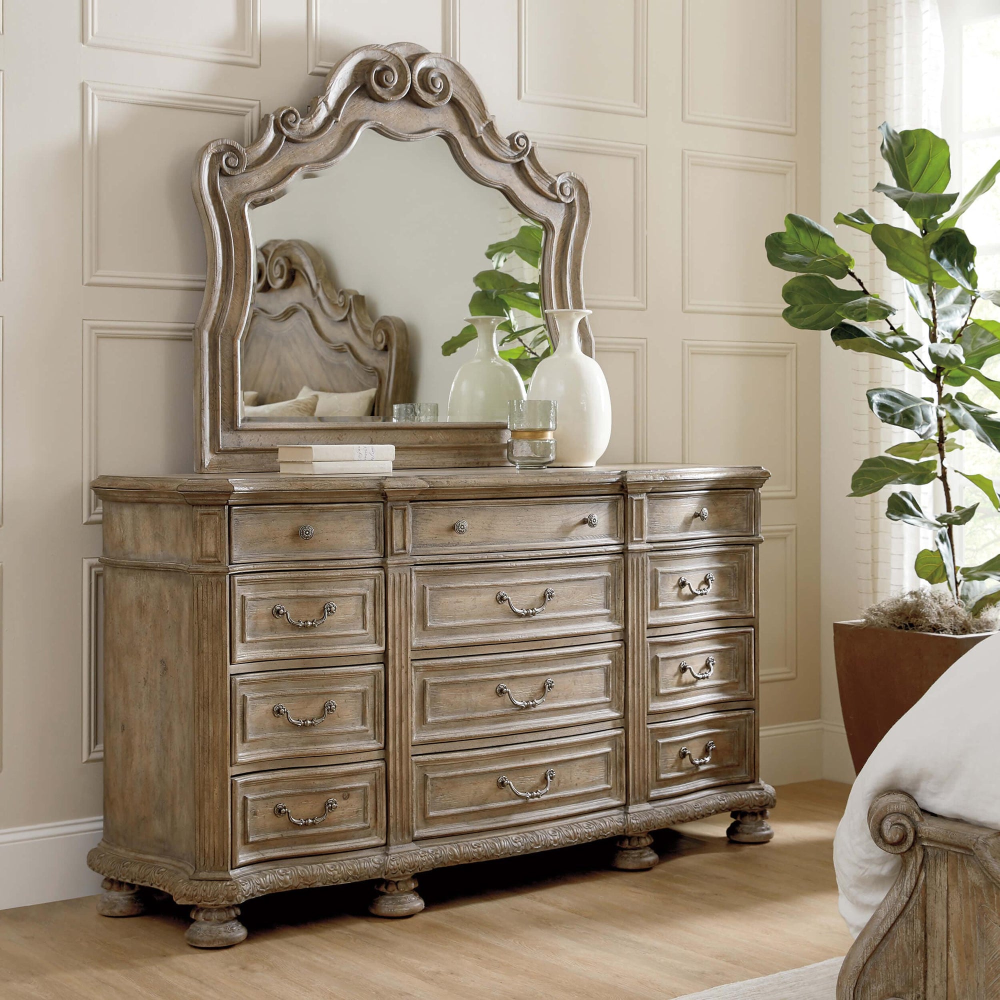 Castella 12 Drawer Dresser, Antique Slate High Fashion Home Castella 12 Drawer Dresser, Antique Slate High Fashion Home
