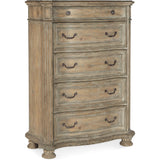 Castella 5 Drawer Chest, Antique Slate-Furniture - Storage-High Fashion Home