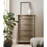 Castella 5 Drawer Chest, Antique Slate-Furniture - Storage-High Fashion Home