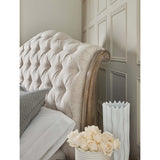 Castella King Tufted Bed, Natural Tan-Furniture - Bedroom-High Fashion Home