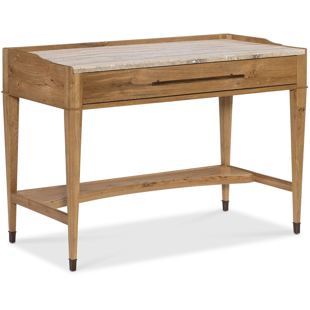 Cashiers Small Writing Desk, Almond