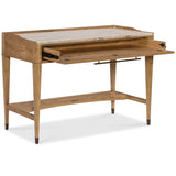Cashiers Small Writing Desk, Almond