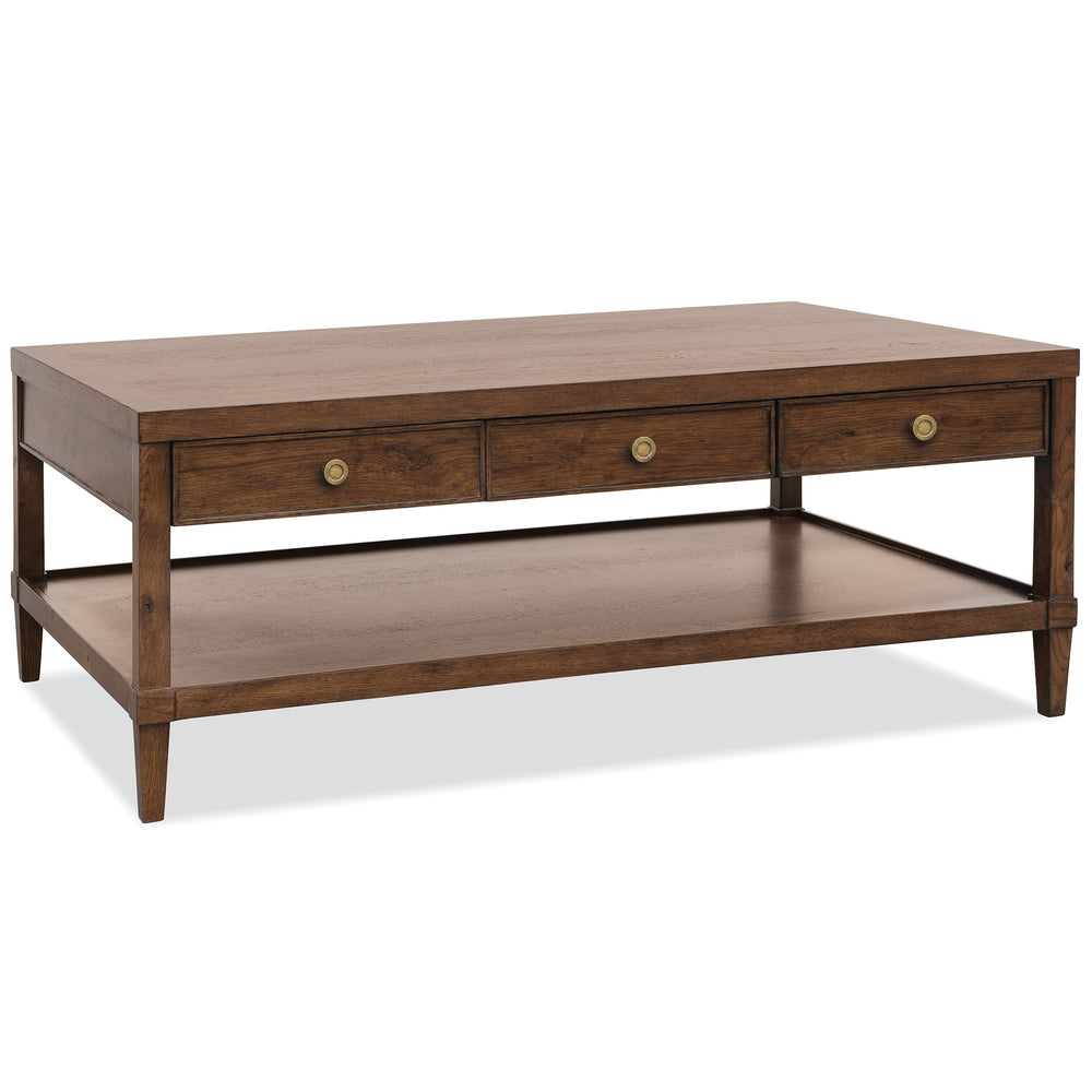 Cashiers Rectangle Cocktail Table, Chestnut