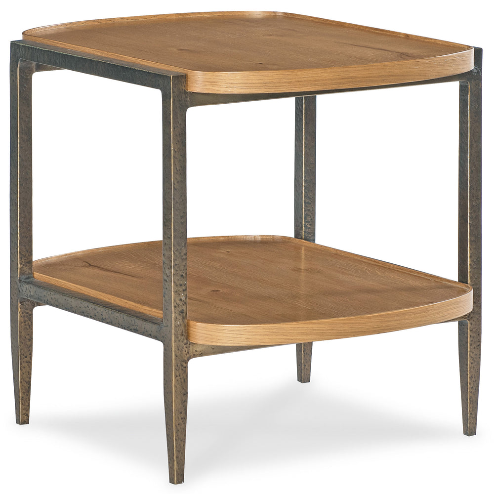 Cashiers Tiered End Table, Almond