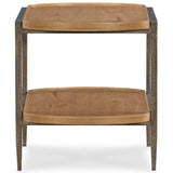Cashiers Tiered End Table, Almond