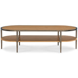 Cashiers Oval Cocktail Table, Almond
