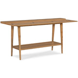 Cashiers Flip-Top Console Table, Almond