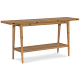 Cashiers Flip-Top Console Table, Almond