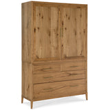 Cashiers Wardrobe Hutch, Almond