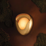 Hina Wall Sconce, Vintage Gold Leaf