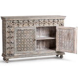 Blair 2 Door Cabinet, Heritage Cream-Furniture - Storage-High Fashion Home