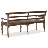 Hill Country Helotes Dining Bench, Saddle Brown-Furniture - Dining-High Fashion Home