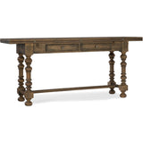 Bluewind Flip-Top Console Table, Saddle Brown-Furniture - Accent Tables-High Fashion Home