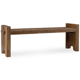 Marsa Bench, Natural-Furniture - Benches-High Fashion Home