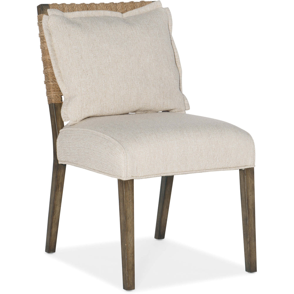 Sundance Woven Back Side Chair, Zuri Cream, Set of 2-Furniture - Dining-High Fashion Home