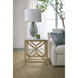 Surfrider Square End Table, Driftwood-Furniture - Accent Tables-High Fashion Home
