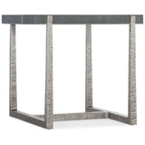 Chapman Mixed Media End Table, Gray-Furniture - Accent Tables-High Fashion Home