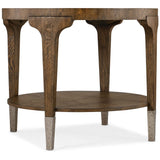 Chapman Round Side Table, Sorrel-Furniture - Accent Tables-High Fashion Home