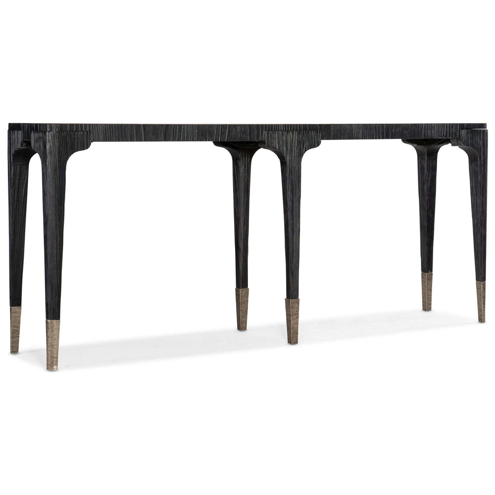 Chapman Shou Sugi Ban Console Table, Charred Black-Furniture - Accent Tables-High Fashion Home