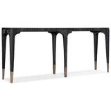 Chapman Shou Sugi Ban Console Table, Charred Black-Furniture - Accent Tables-High Fashion Home