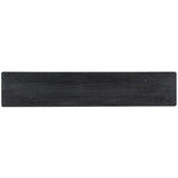 Chapman Shou Sugi Ban Console Table, Charred Black-Furniture - Accent Tables-High Fashion Home