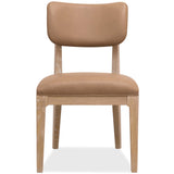 Banyon Bay Leather Side Chair, Toast, Set of 2-Furniture - Chairs-High Fashion Home