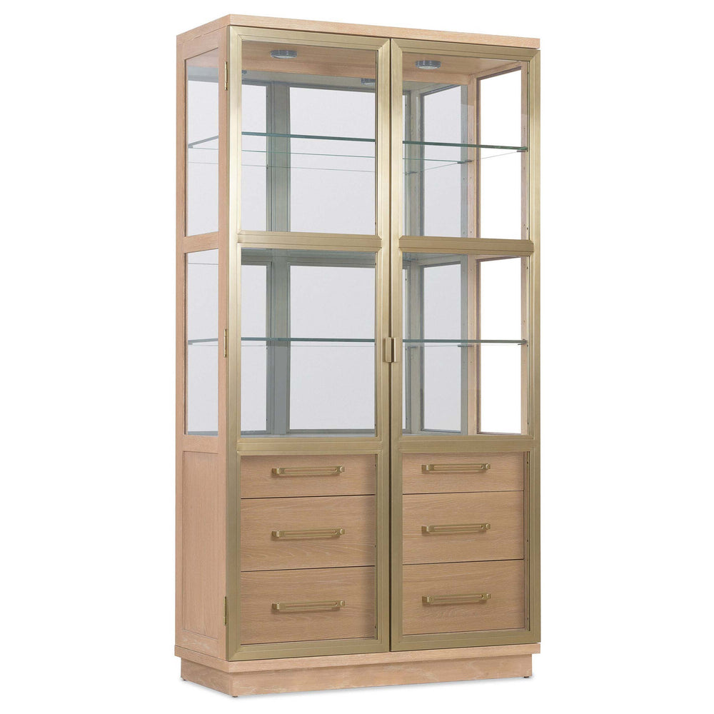 Banyon Bay Display Cabinet, Desert Oak-Furniture - Storage-High Fashion Home