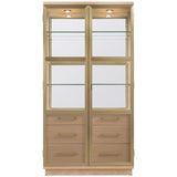 Banyon Bay Display Cabinet, Desert Oak-Furniture - Storage-High Fashion Home