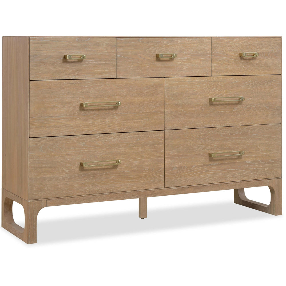 Banyon Bay 7 Drawer Dresser, Desert Oak